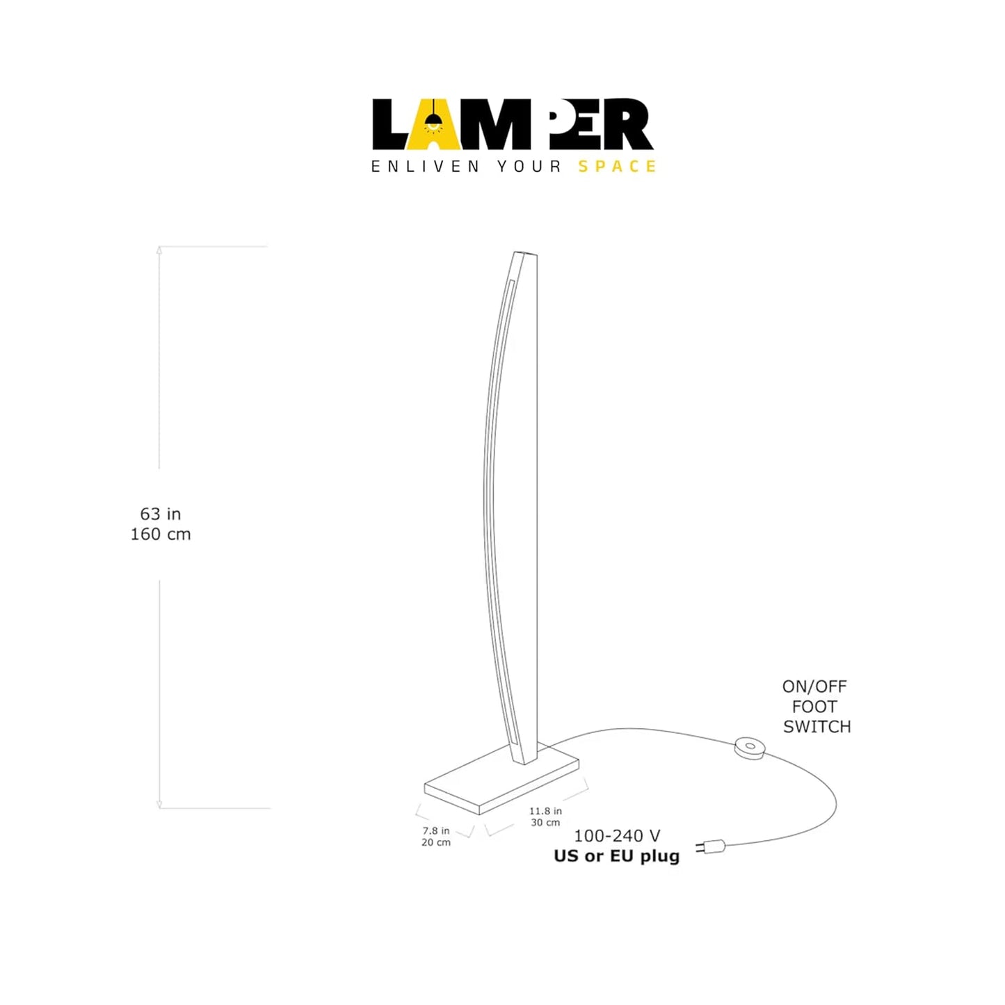 Lamper Zenora Design Furniture 24Watt Wooden Floor Lamp with LED Light Included | Unique & Premium 3000K Warm White Wooden Finish Floor Lamp for Home D�cor, Bedroom, Hall, Office and Reading Table